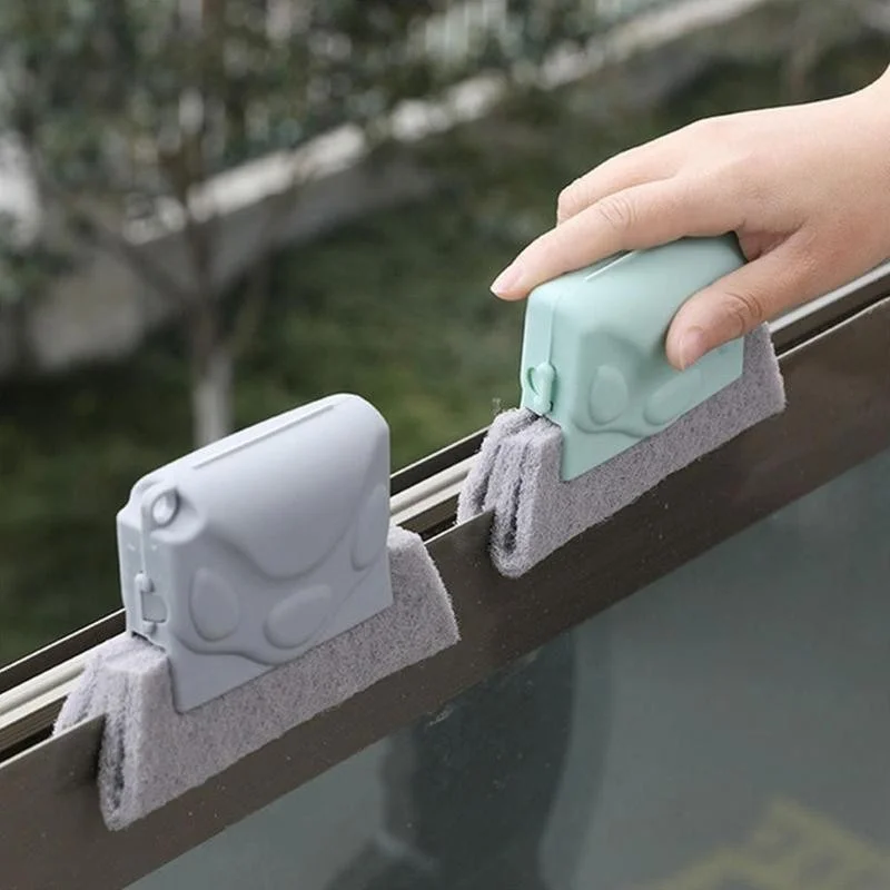 Window Groove Cleaning Cloth Kitchen cleaning Window Cleaning Brush Windows Slot Cleaner Brush Clean Window Slot Clean Tool - Image 6